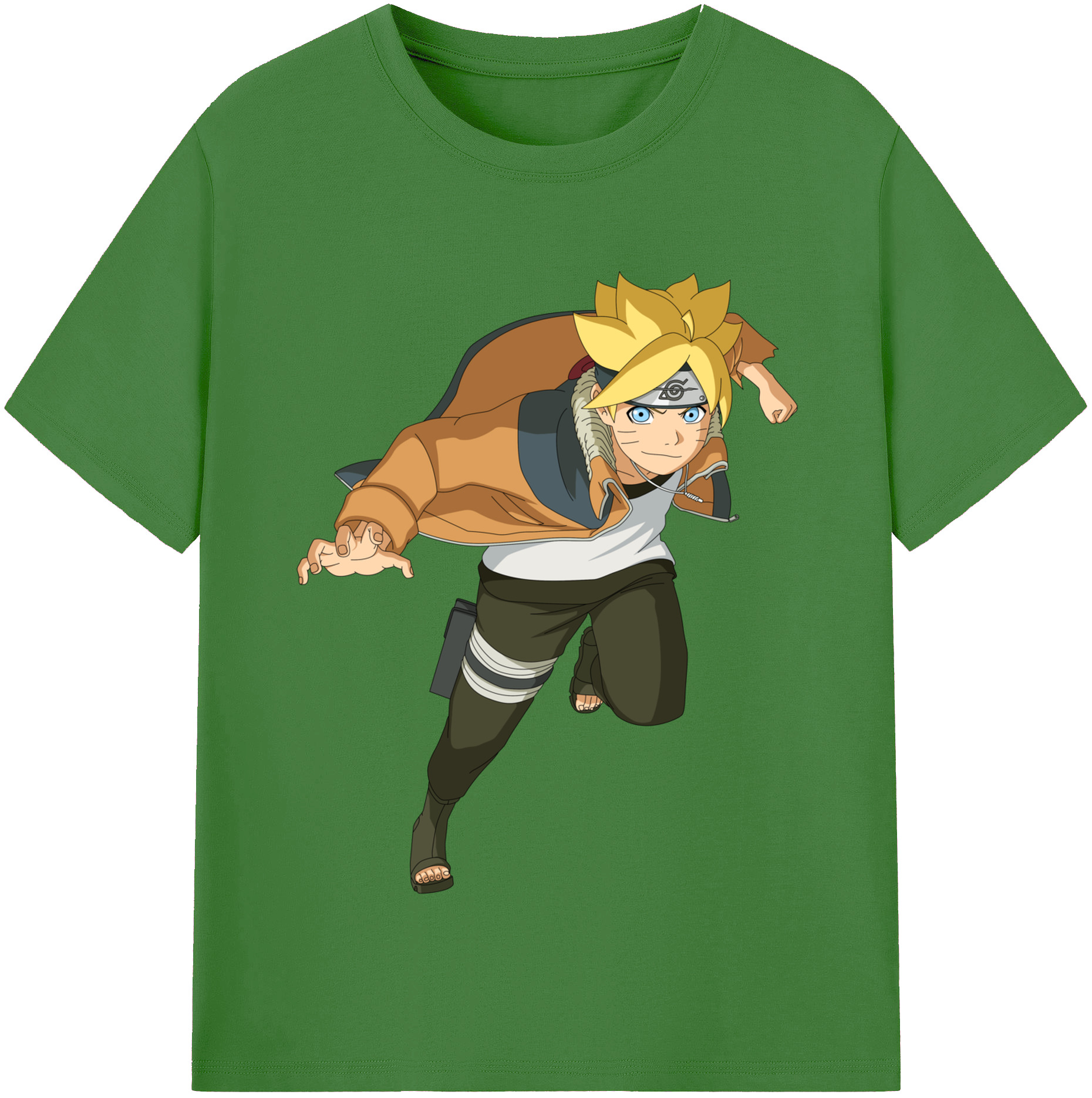 （画像用） NARUTO -ナルト- うずまき ナルト Uzumaki Naruto レディースカジュアルプリントTシャツ（綿100％）